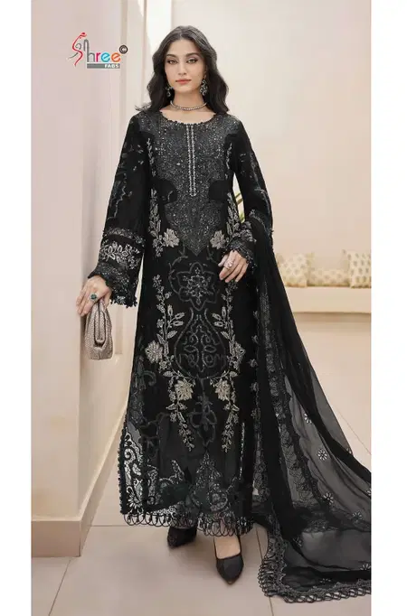 Sf 5534 Vol 2 By Shree Faux Georgette Pakistani Plazzo Suits Wholesale Online
